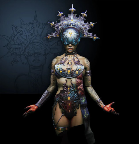 Priesterin fantasy figur - -,
