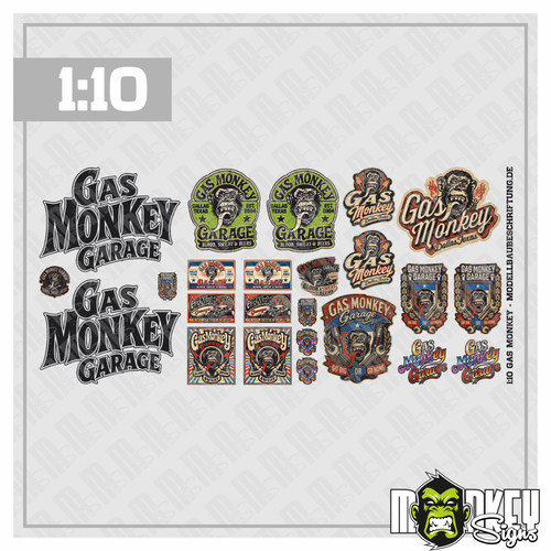 Gas monkey aufkleber - rc,